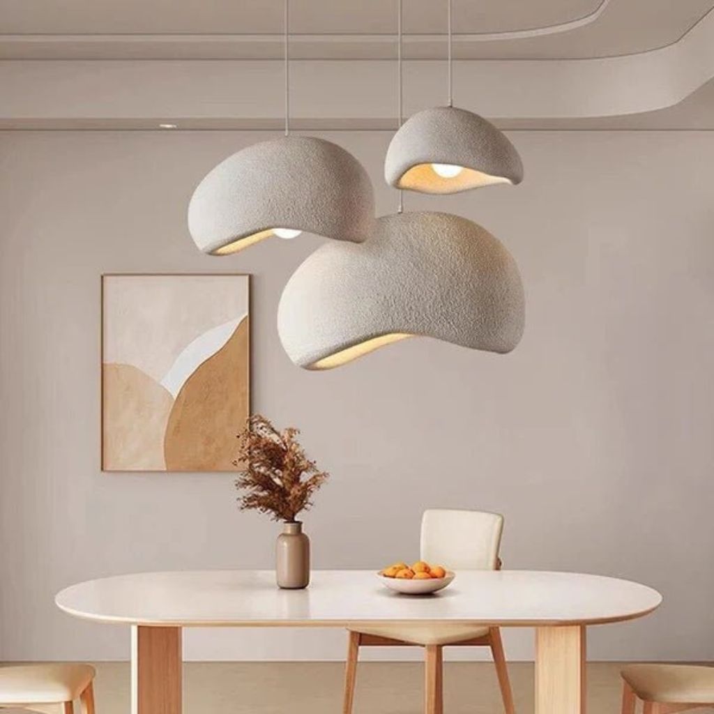 Modern Boho Wabi Sabi Resin Chandelier - Tegulane Global