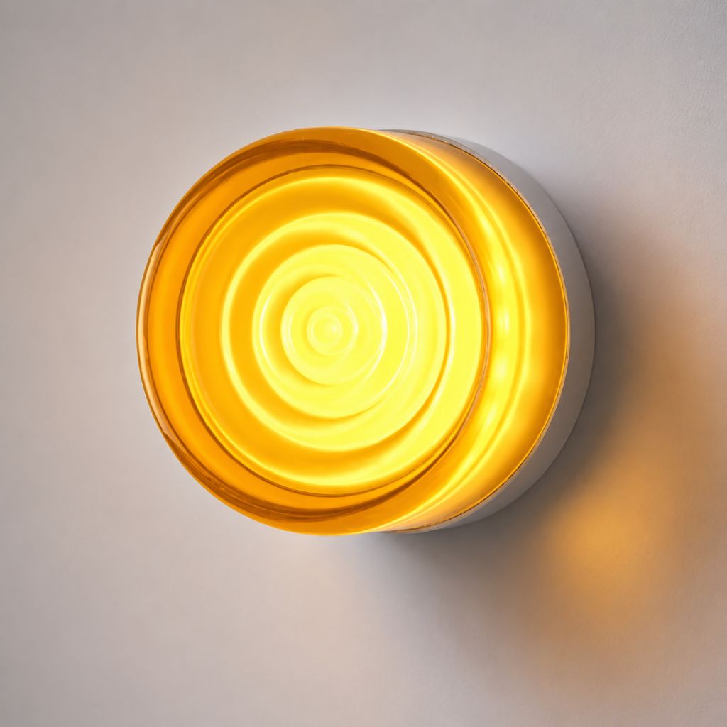 Modern Interior LED Wall Lamp - Amber Jelly Decor - Tegulane Global
