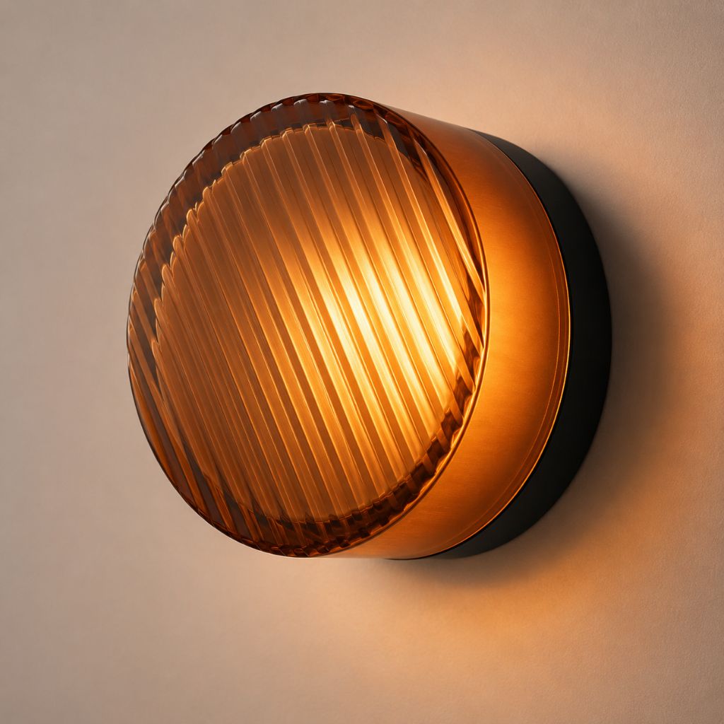 Modern Interior LED Wall Lamp - Amber Jelly Decor - Tegulane Global