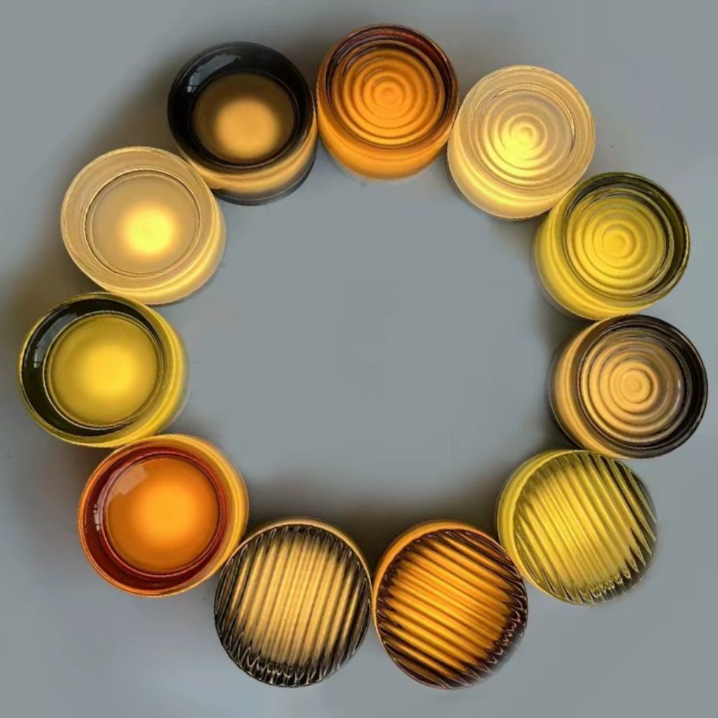 Modern Interior LED Wall Lamp - Amber Jelly Decor - Tegulane Global