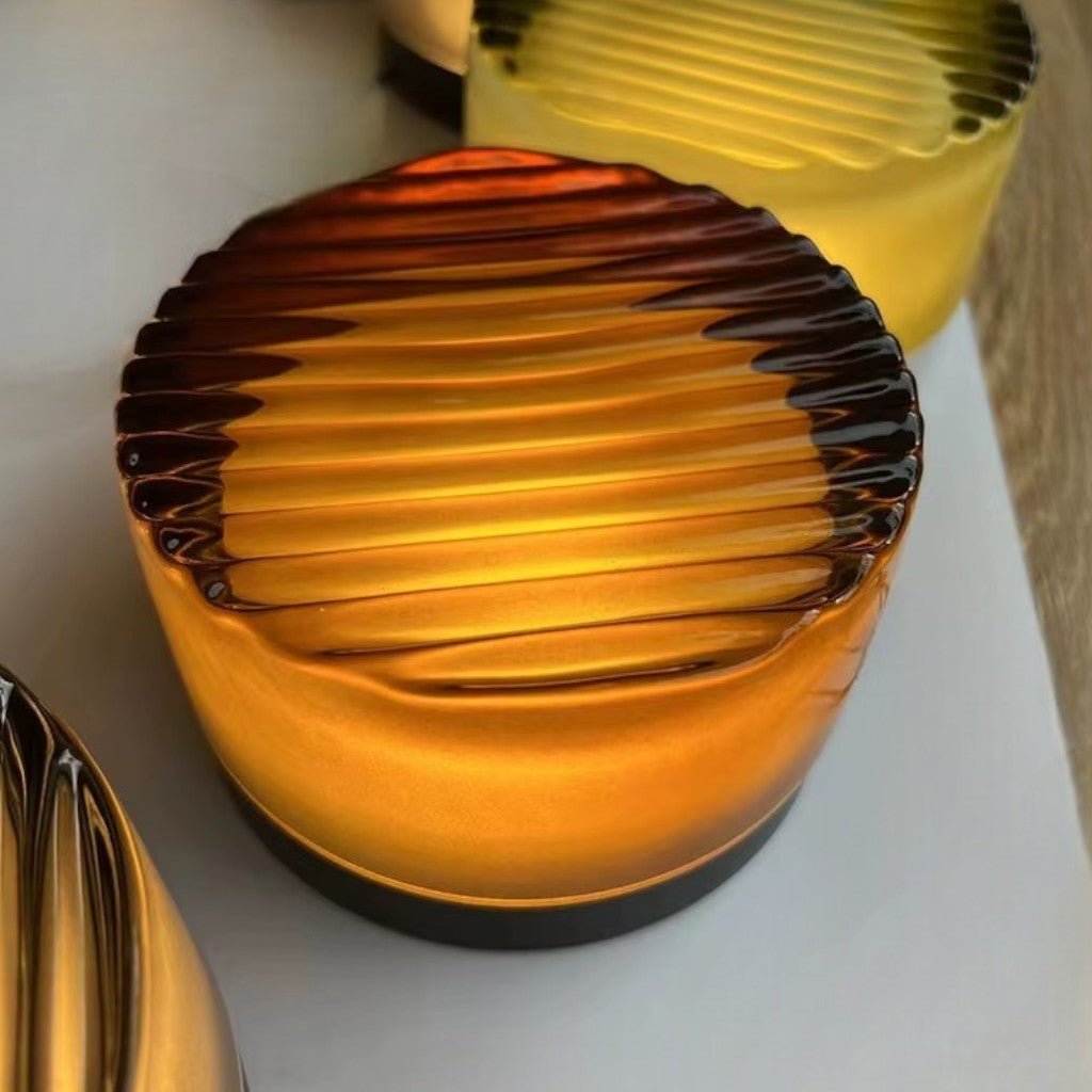 Modern Interior LED Wall Lamp - Amber Jelly Decor - Tegulane Global