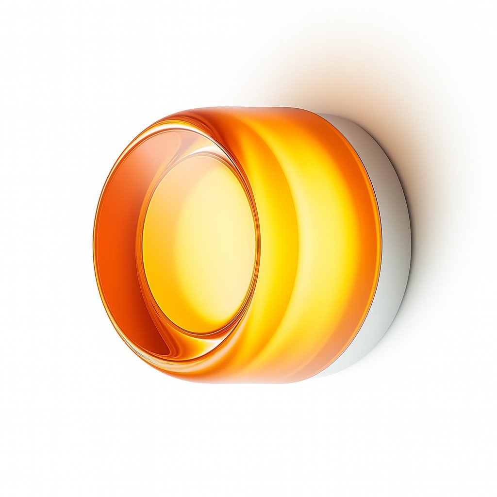 Modern Interior LED Wall Lamp - Amber Jelly Decor - Tegulane Global