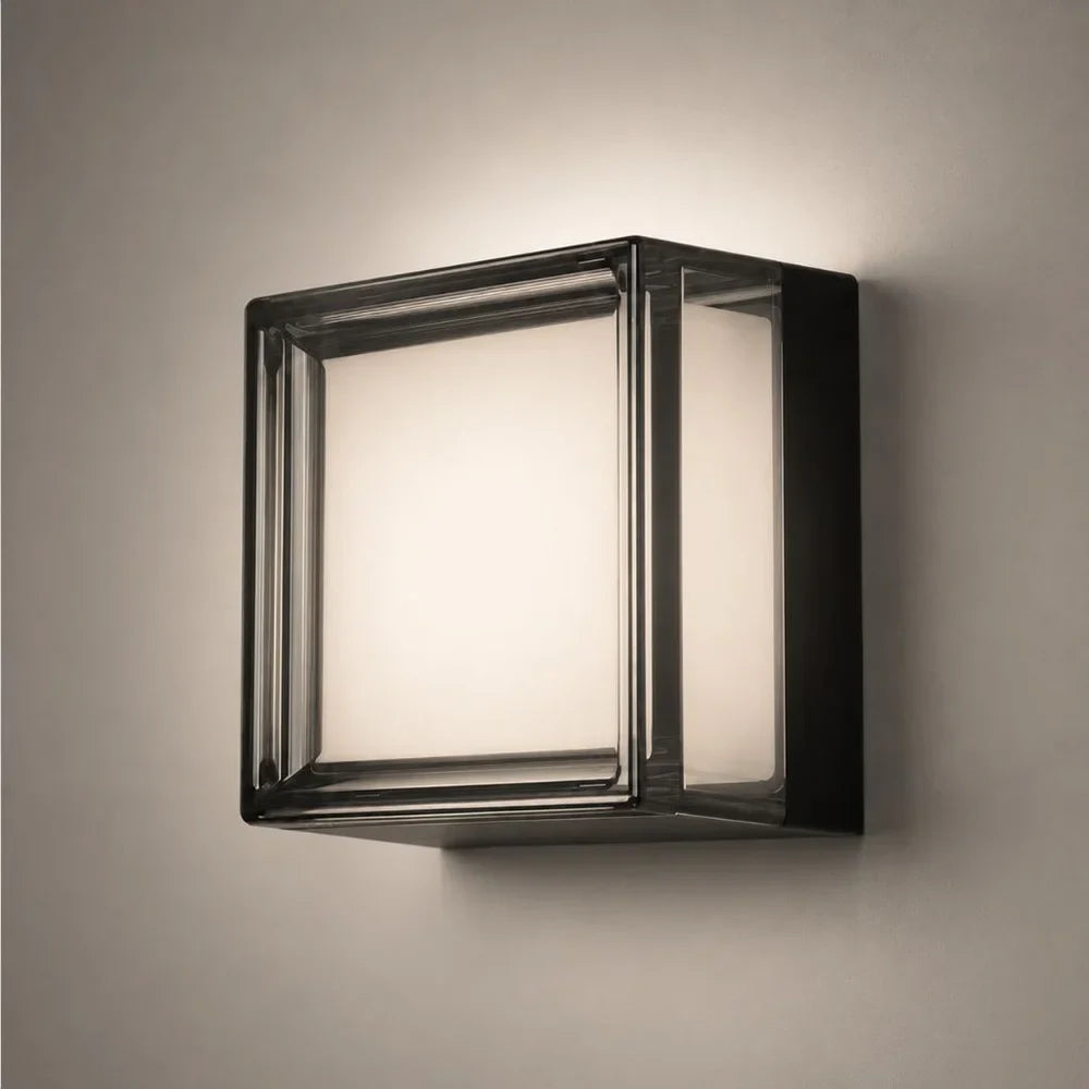 Modern LED Wall Lamp Square IP65 Indoor Outdoor Sconce - Tegulane Global