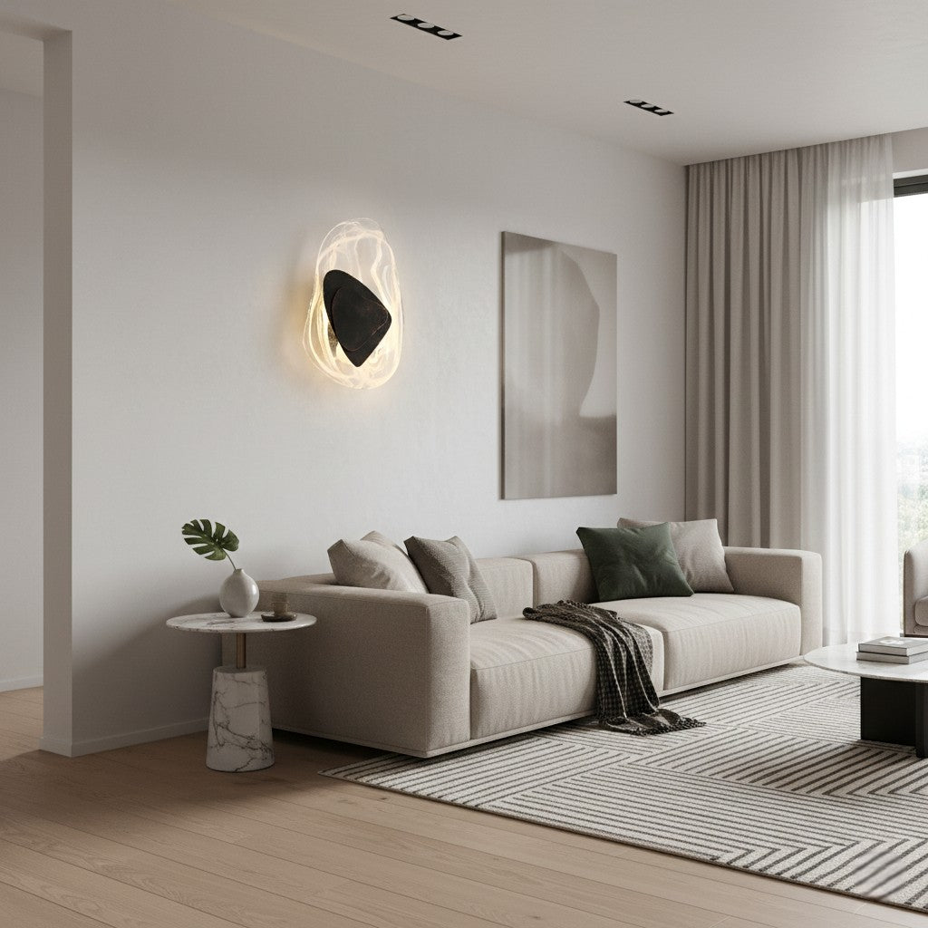 Modern Nordic Crystal Wall Sconce - Tegulane Global