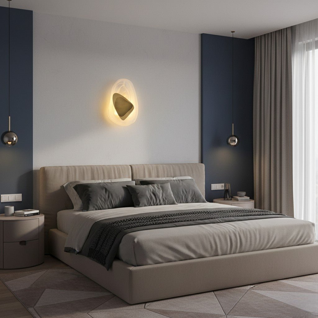 Modern Nordic Crystal Wall Sconce - Tegulane Global