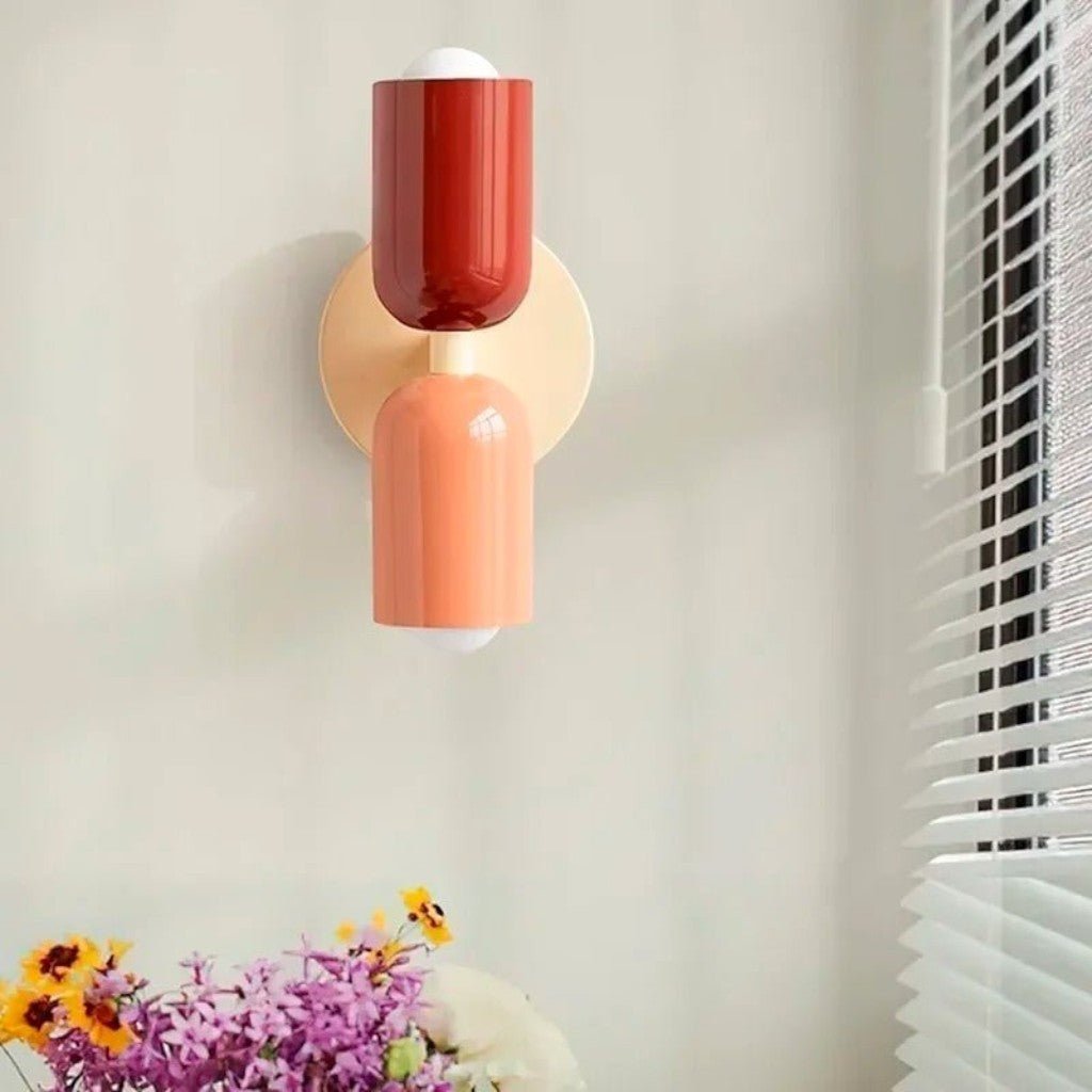 Double-Head Iron LED Wall Light – Up & Down - Tegulane Global