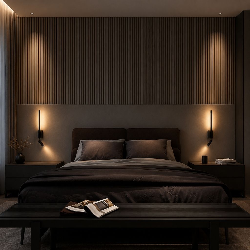 Bedside Wall Light with Adjustable Reading Spotlight