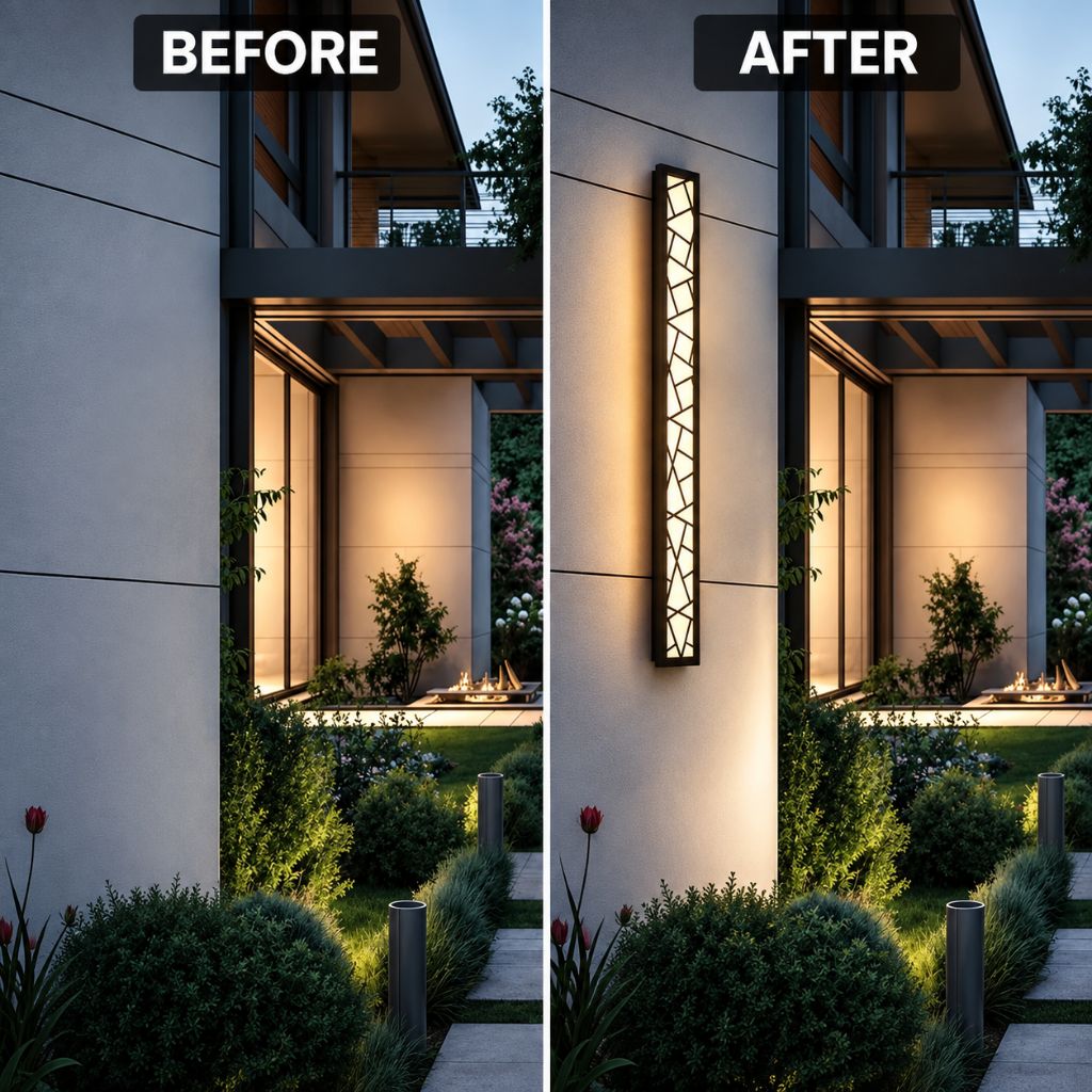 Mosaic Aluminium LED Outdoor Wall Light – IP65 - Tegulane Global