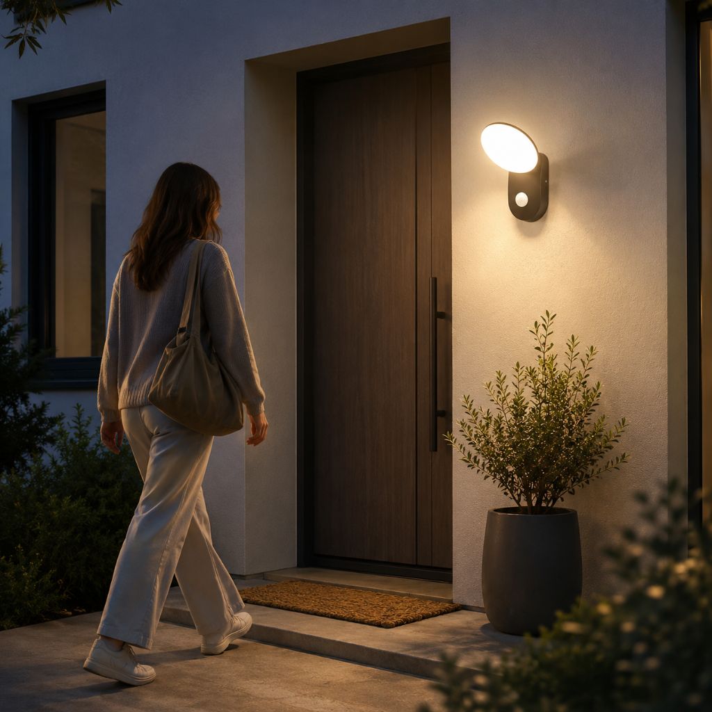 Motion-Activated Outdoor LED Wall Light - Tegulane Global