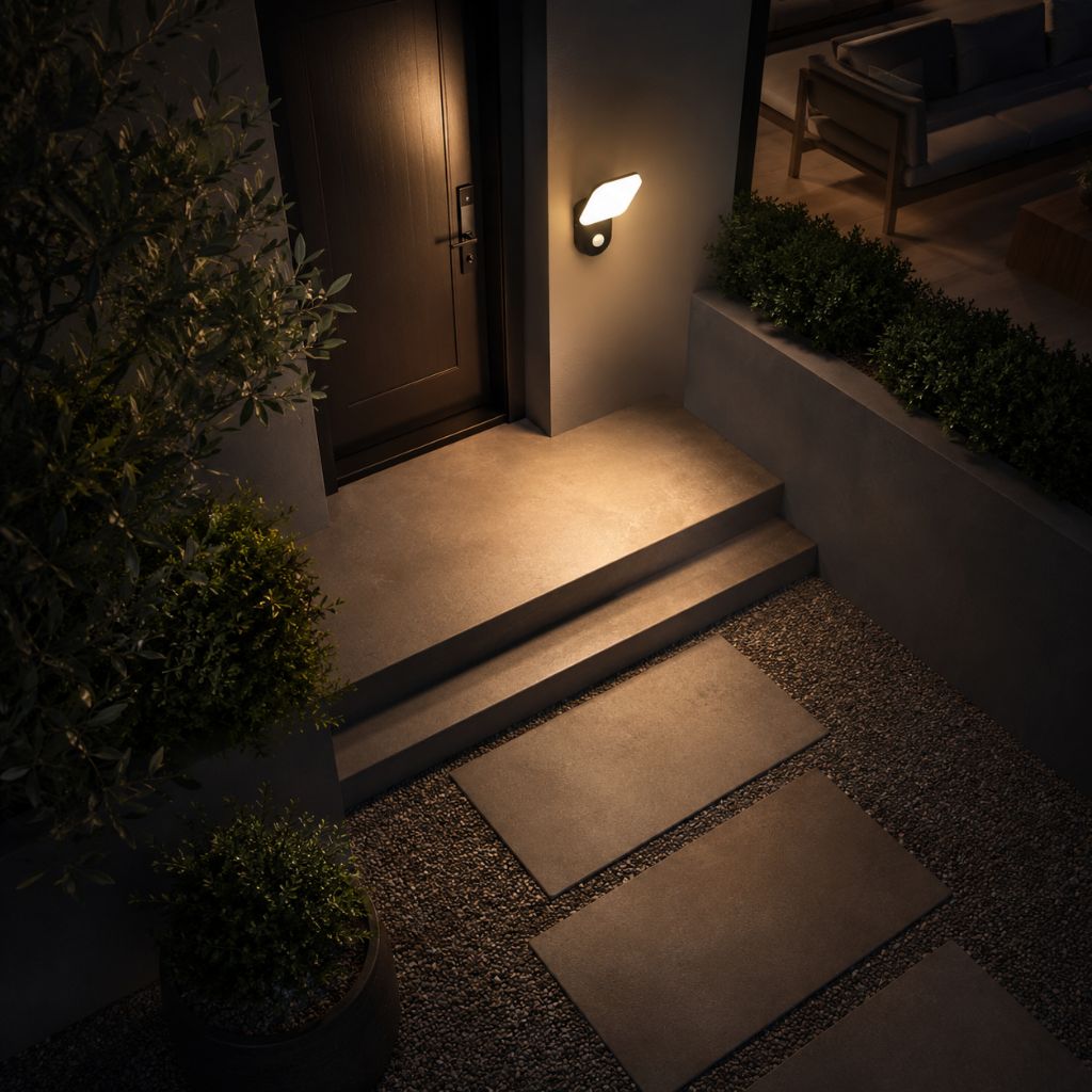 Motion-Activated Outdoor LED Wall Light - Tegulane Global
