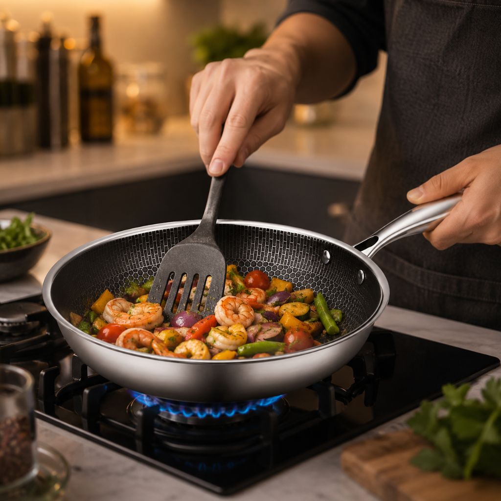 Non-Stick Stainless Steel Frying Pan by Tegulane - Tegulane Global