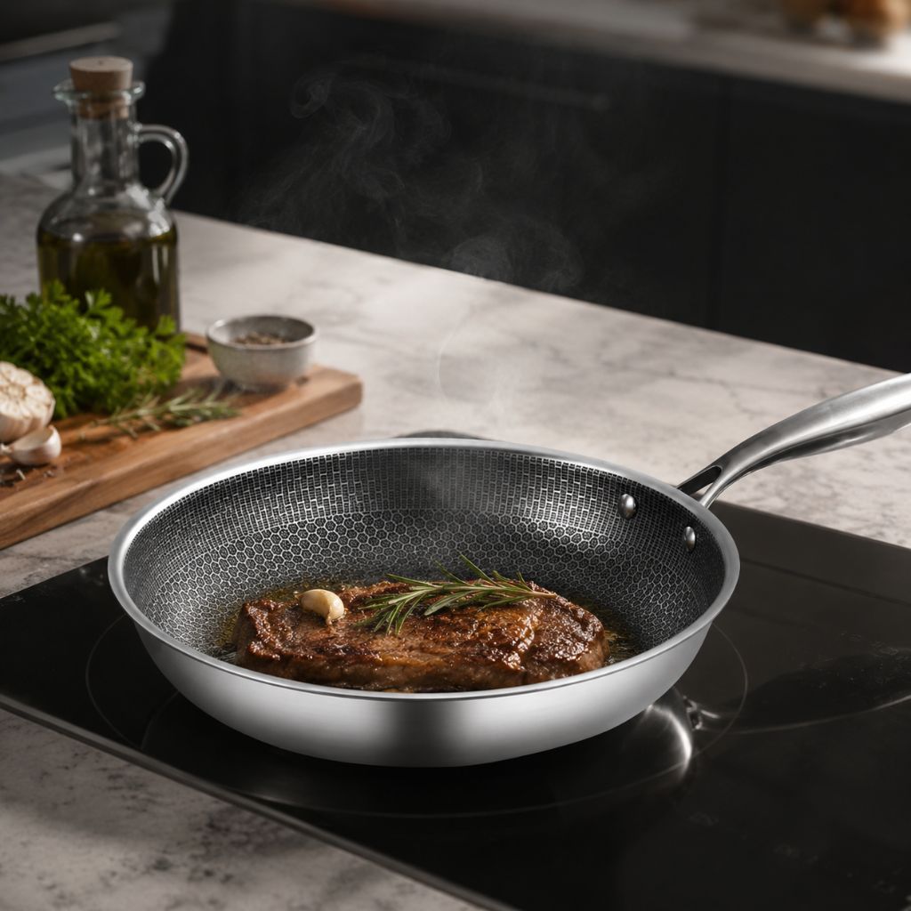 Non-Stick Stainless Steel Frying Pan by Tegulane - Tegulane Global