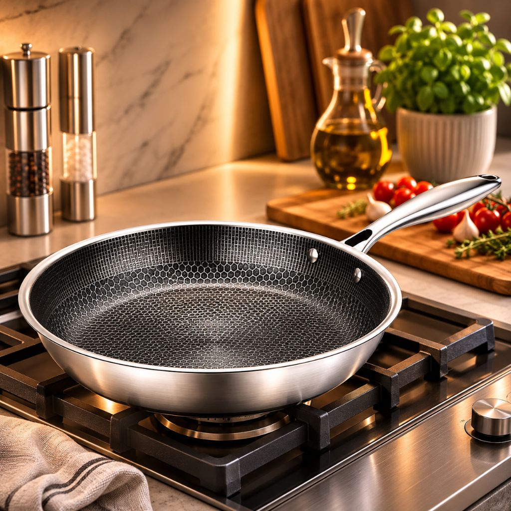 Non-Stick Stainless Steel Frying Pan by Tegulane - Tegulane Global
