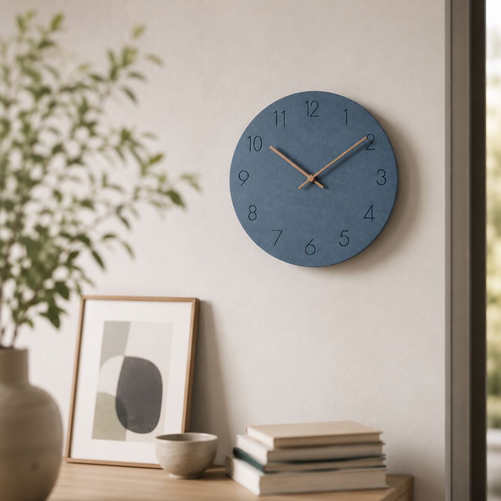 NordClock - Scandinavian Minimalist Wall Clock with Quiet Movement - Tegulane Global
