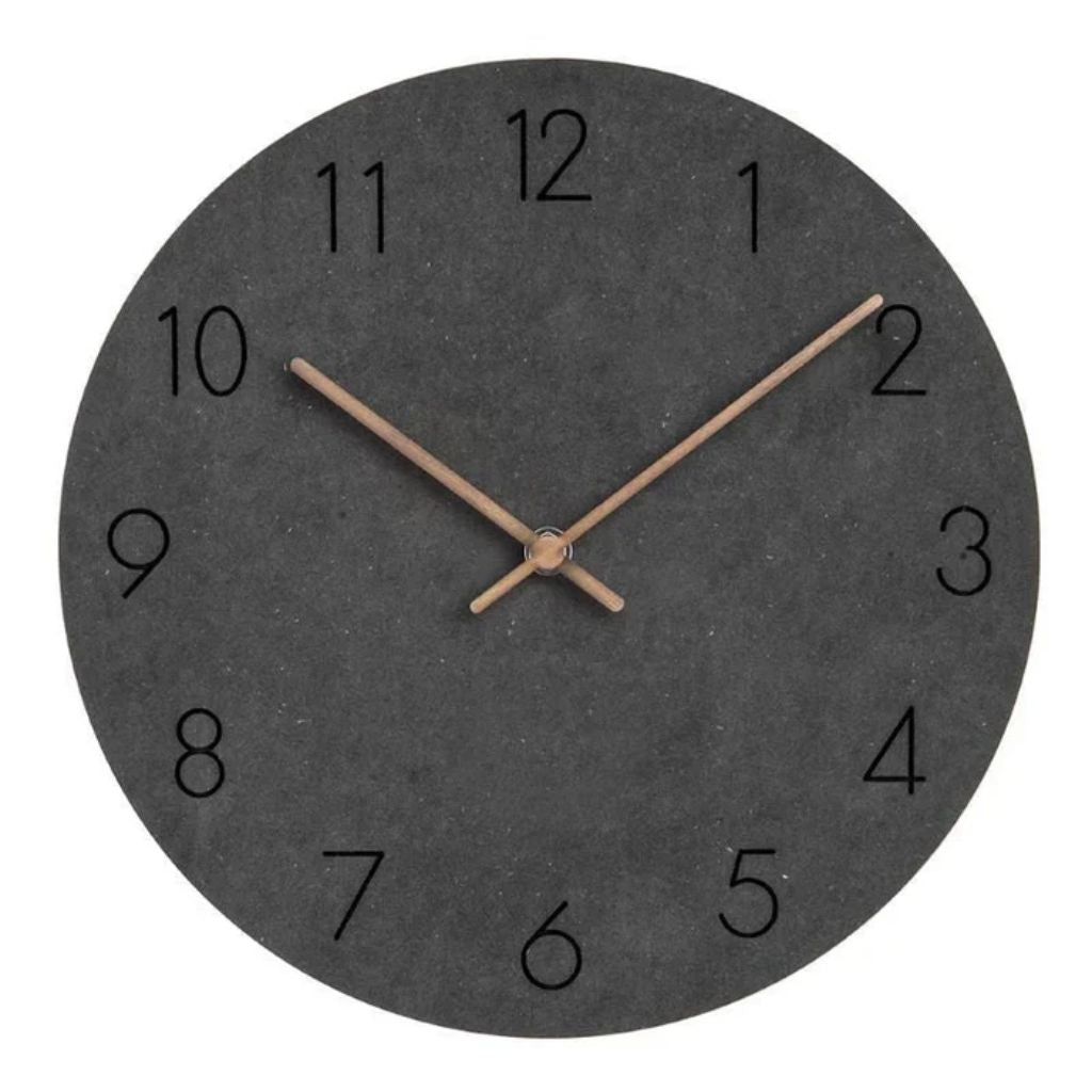 NordClock - Scandinavian Minimalist Wall Clock with Quiet Movement - Tegulane Global