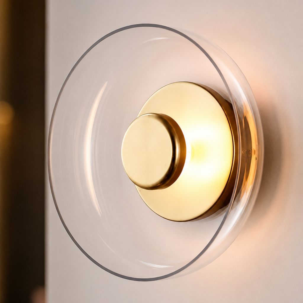 Nordic Glass Bowl Wall Lamp - Tegulane Global