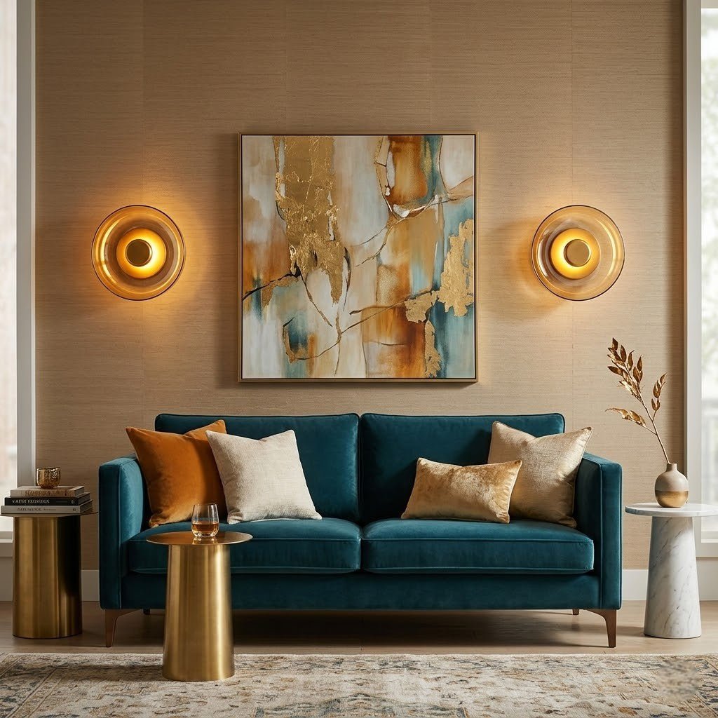 Nordic Glass Bowl Wall Lamp - Tegulane Global