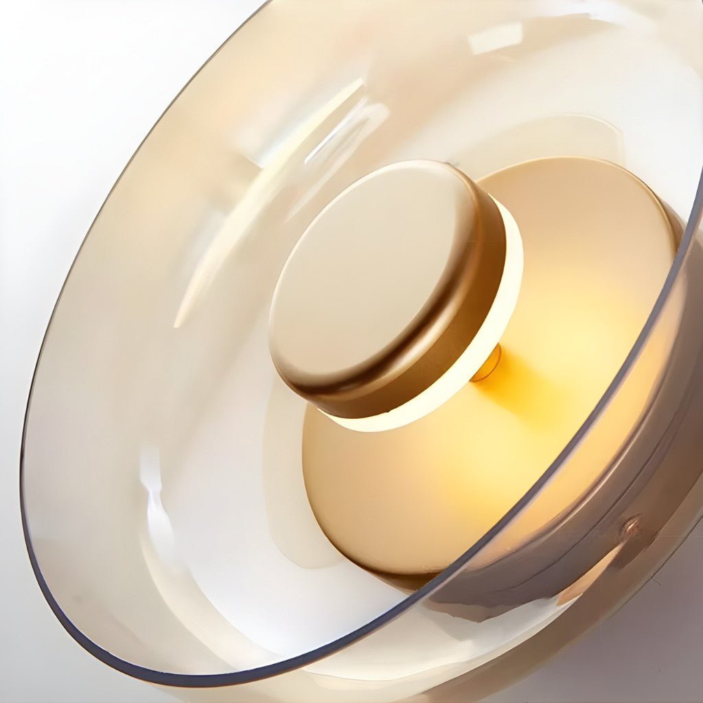 Nordic Glass Bowl Wall Lamp - Tegulane Global