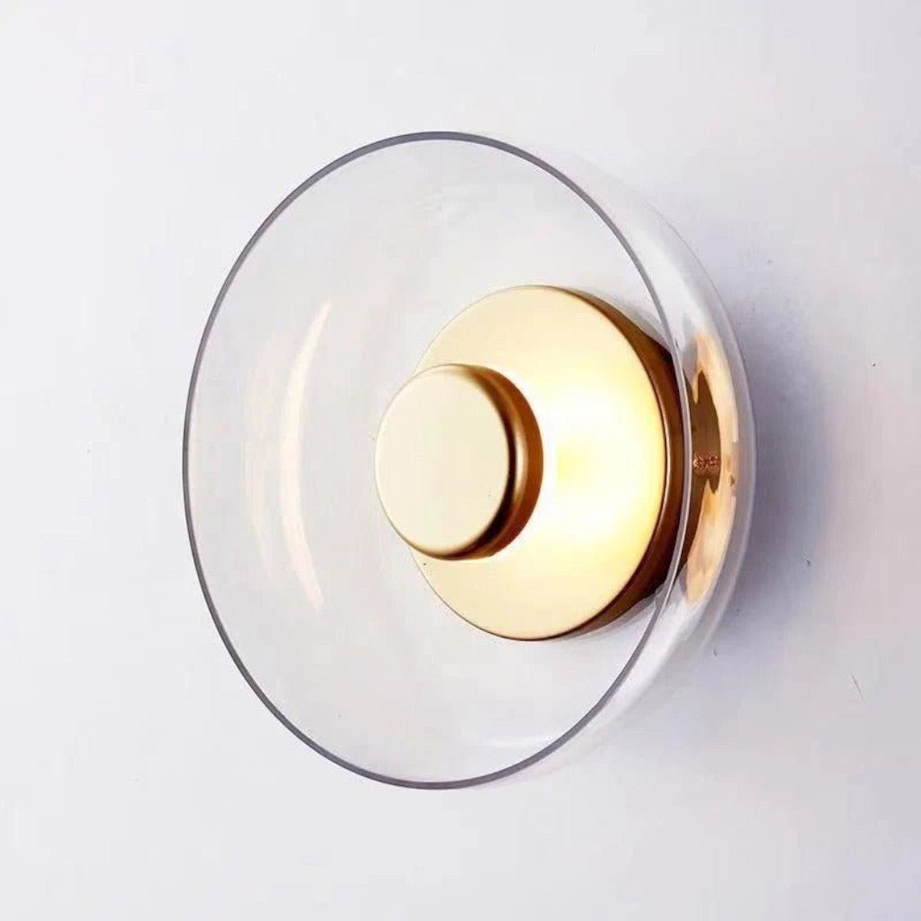 Nordic Glass Bowl Wall Lamp - Tegulane Global