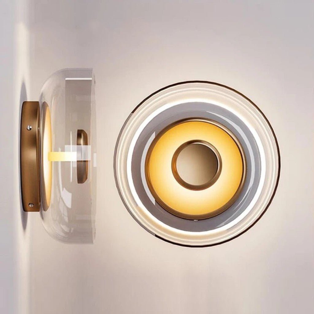 Nordic Glass Bowl Wall Lamp - Tegulane Global