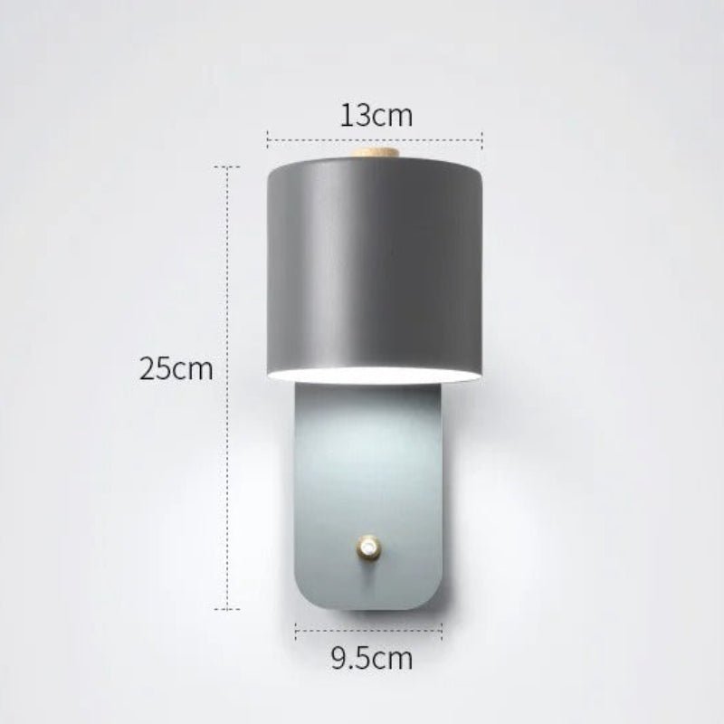 Nordic LED Wall Sconce with Switch - Tegulane Global