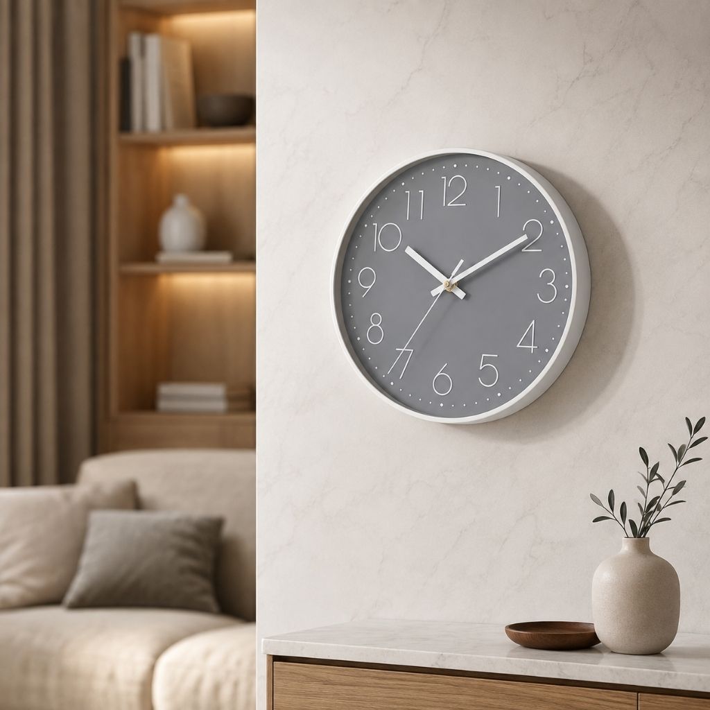 Nordic Minimalist Quartz Wall Clock - Tegulane Global