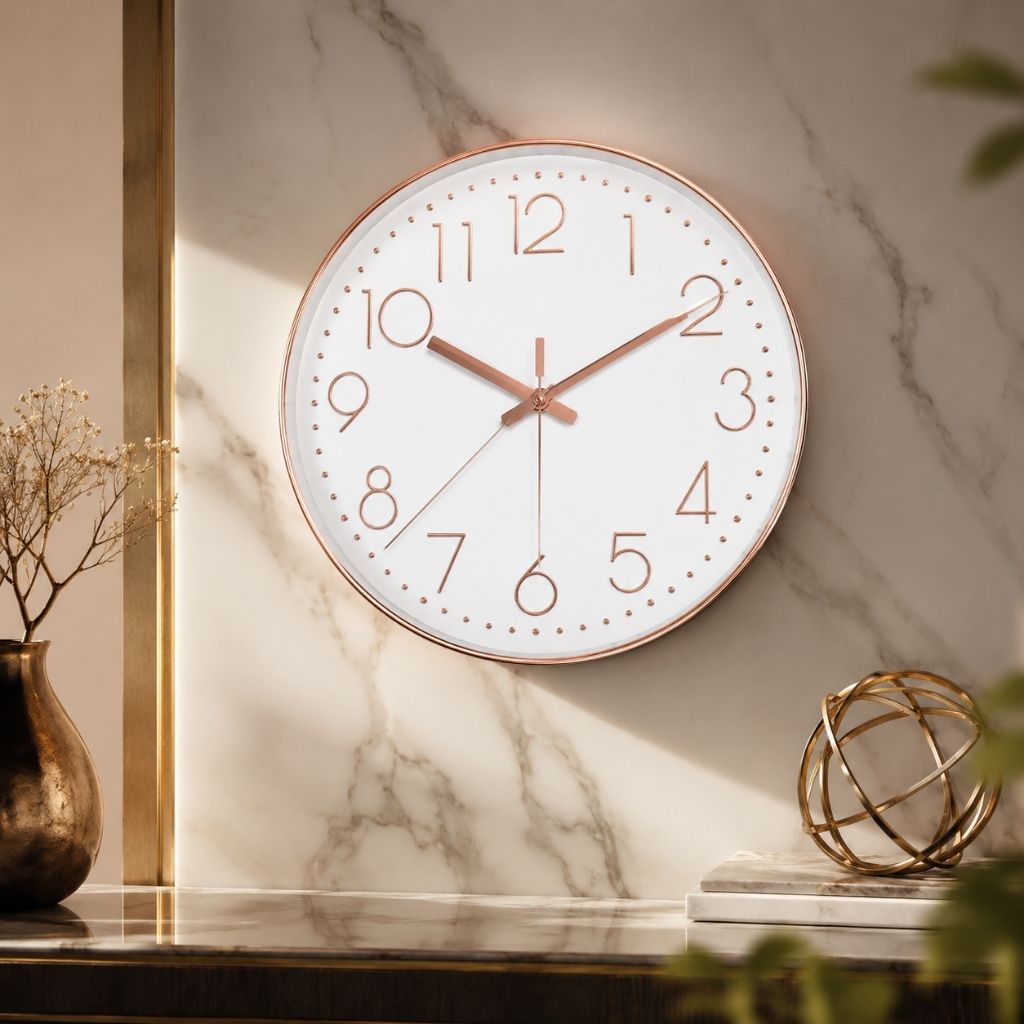 Nordic Minimalist Quartz Wall Clock - Tegulane Global