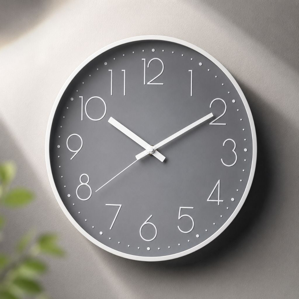 Nordic Minimalist Quartz Wall Clock - Tegulane Global