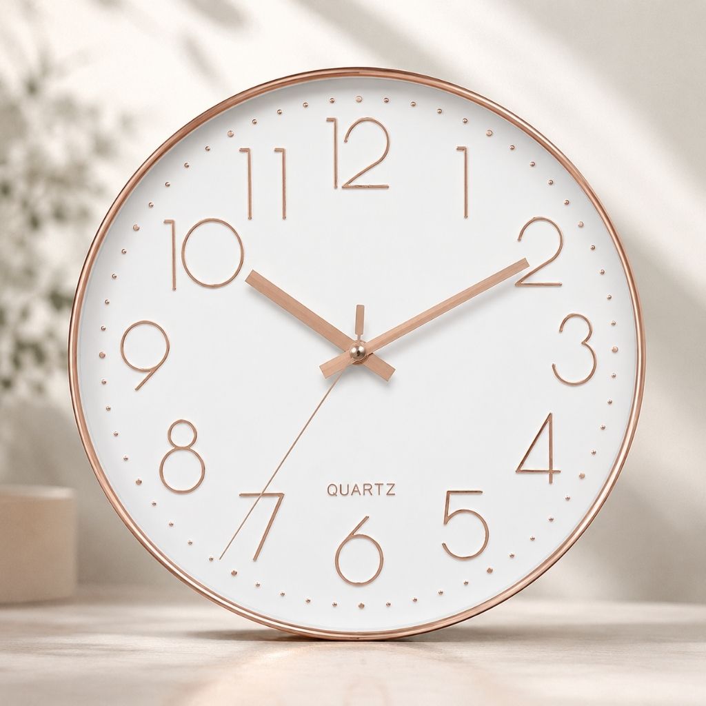 Nordic Minimalist Quartz Wall Clock - Tegulane Global