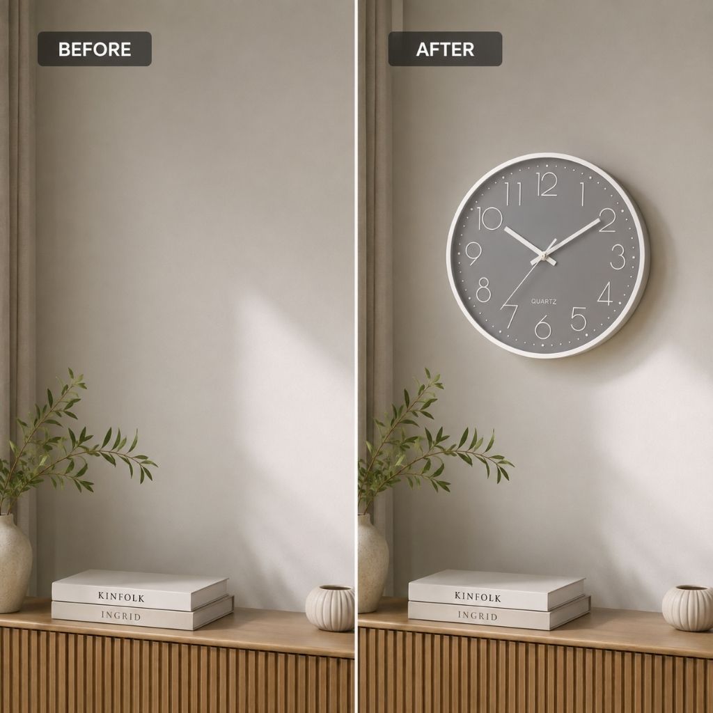 Nordic Minimalist Quartz Wall Clock - Tegulane Global