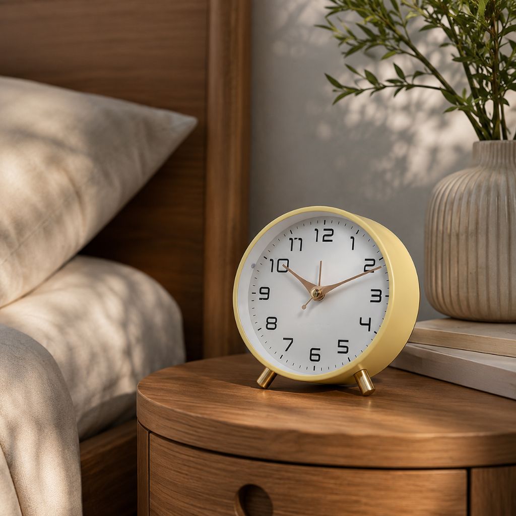 NordTime - Modern Scandinavian Silent Table Clock - Tegulane Global