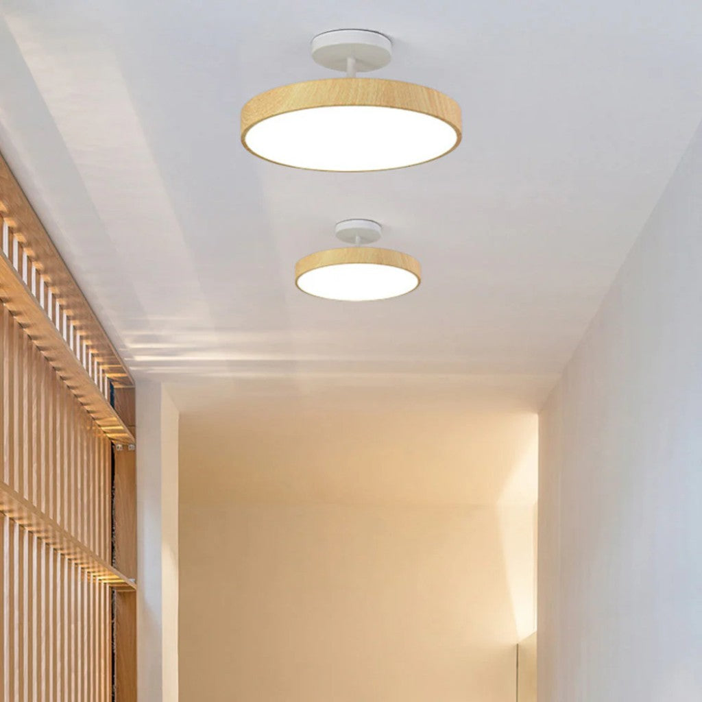 OakLume Nordic Semi Flush Mount Ceiling Light - Tegulane Global