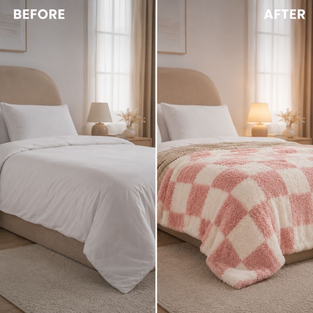 Plaid Flannel Blanket - Tegulane Global