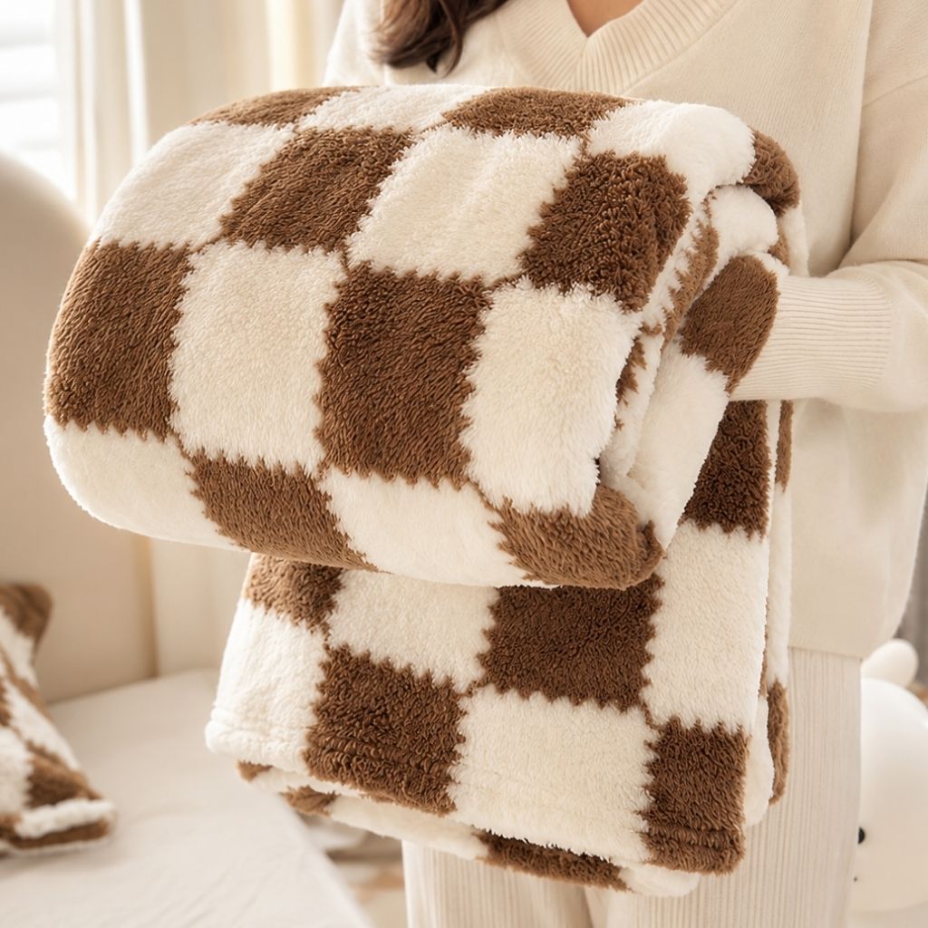 Plaid Flannel Blanket - Tegulane Global