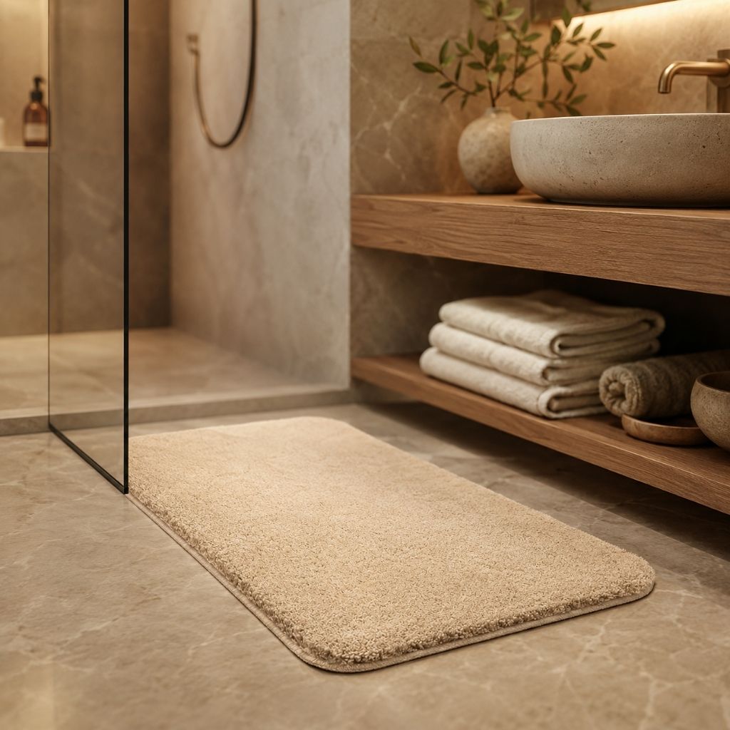 Plush Absorbent Non-Slip Bathroom Mat - Tegulane Global