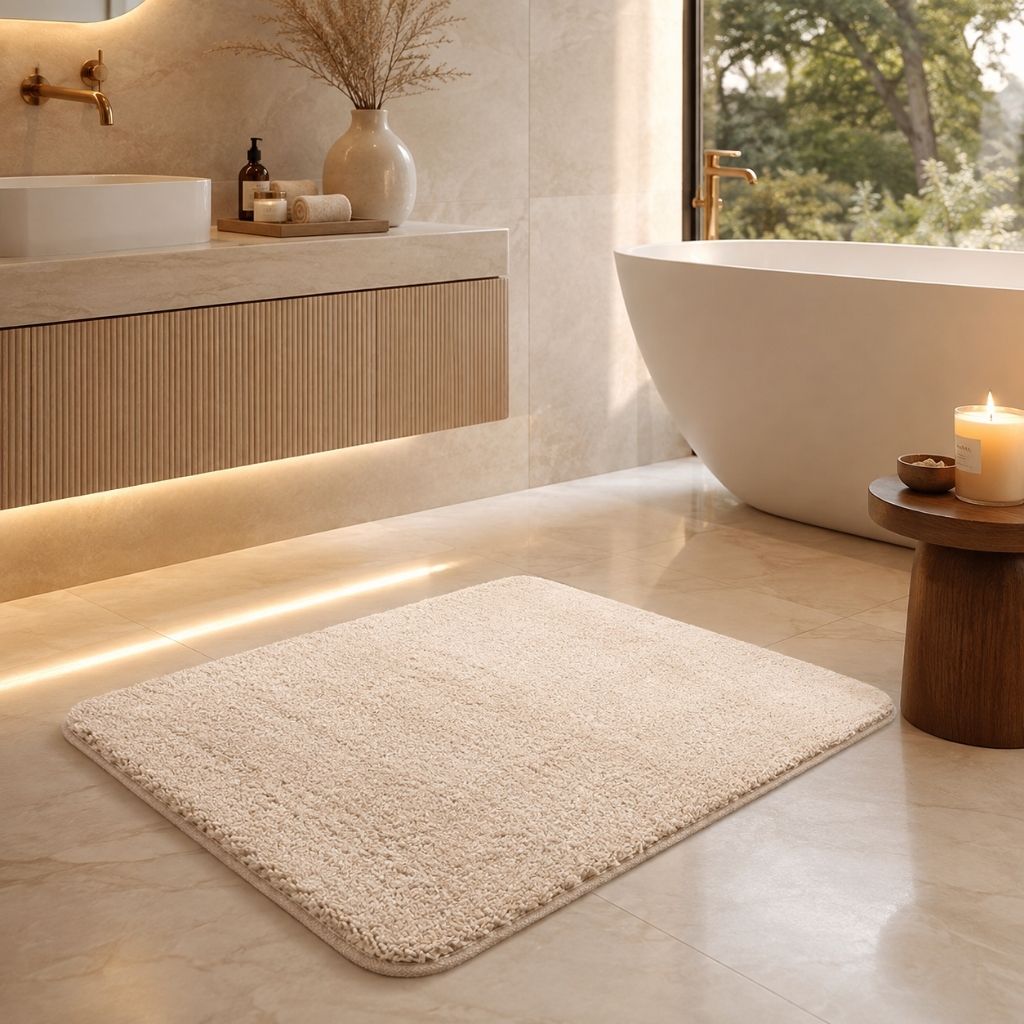 Plush Absorbent Non-Slip Bathroom Mat - Tegulane Global