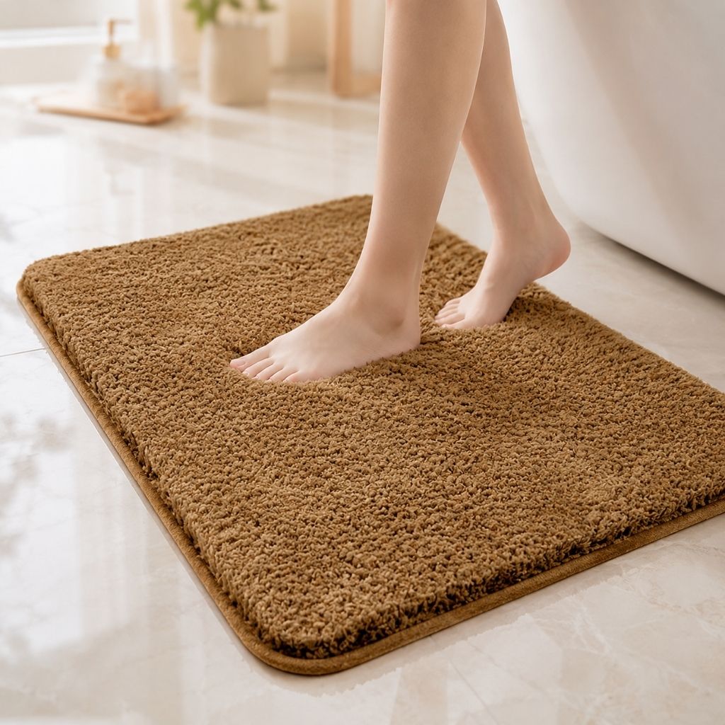 Plush Absorbent Non-Slip Bathroom Mat - Tegulane Global