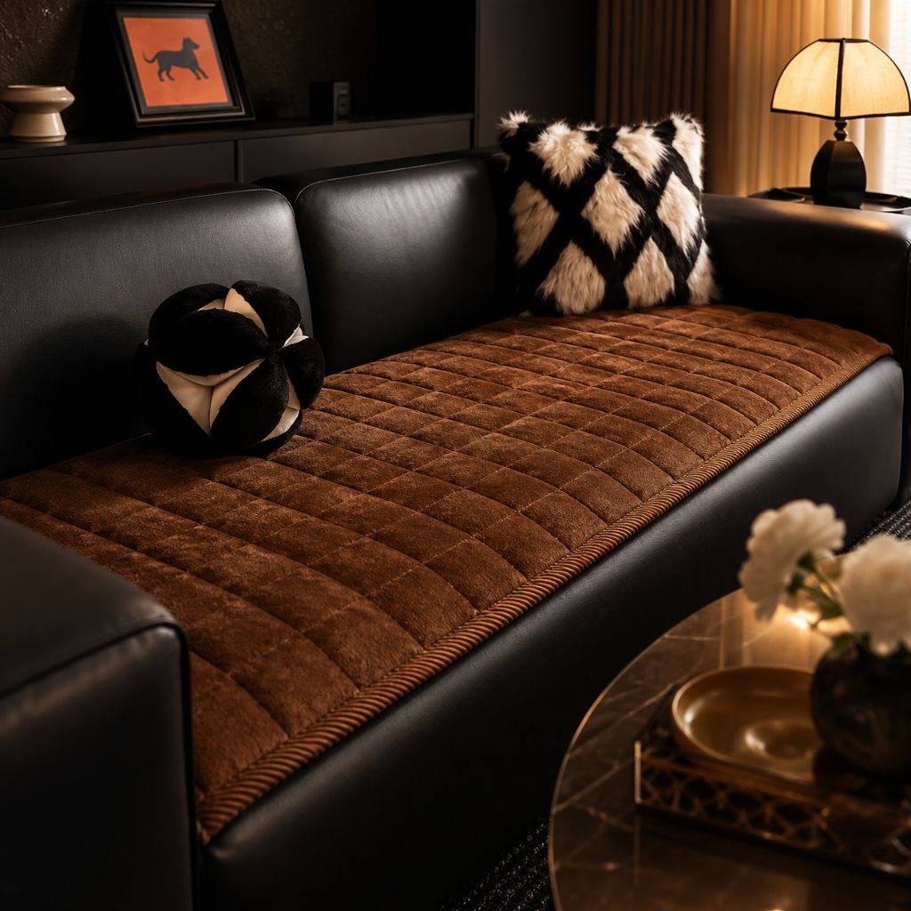 Quilted Sofa Cover Mat – Non-Slip & Pet Scratch Resistant - Tegulane Global