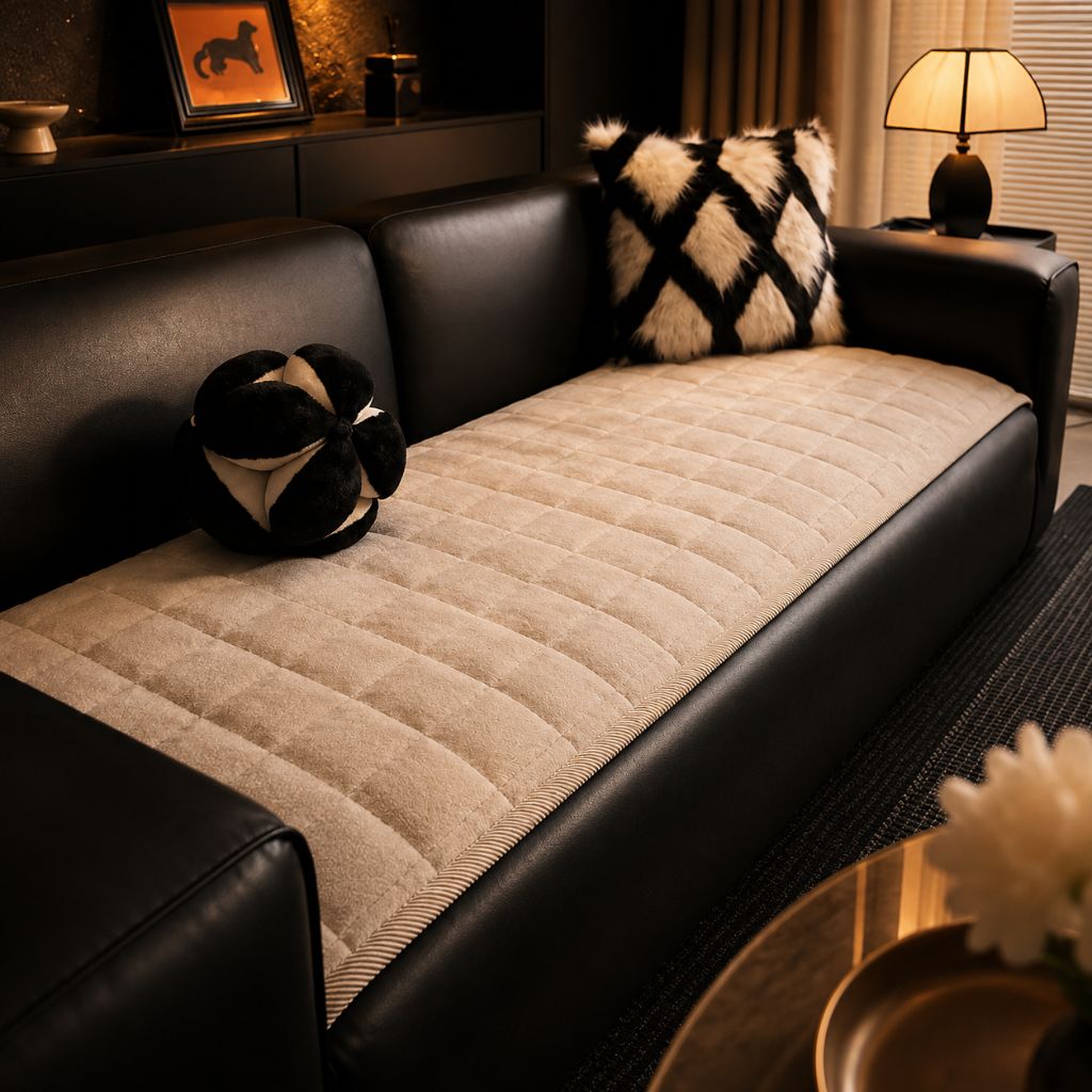 Quilted Sofa Cover Mat – Non-Slip & Pet Scratch Resistant - Tegulane Global
