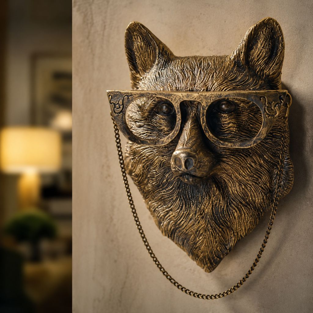 Resin Animal Head Wall Sculpture - Tegulane Global