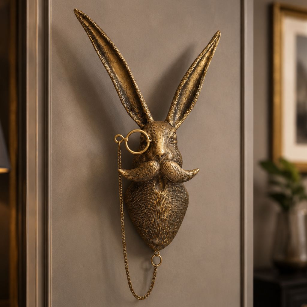 Resin Animal Head Wall Sculpture - Tegulane Global