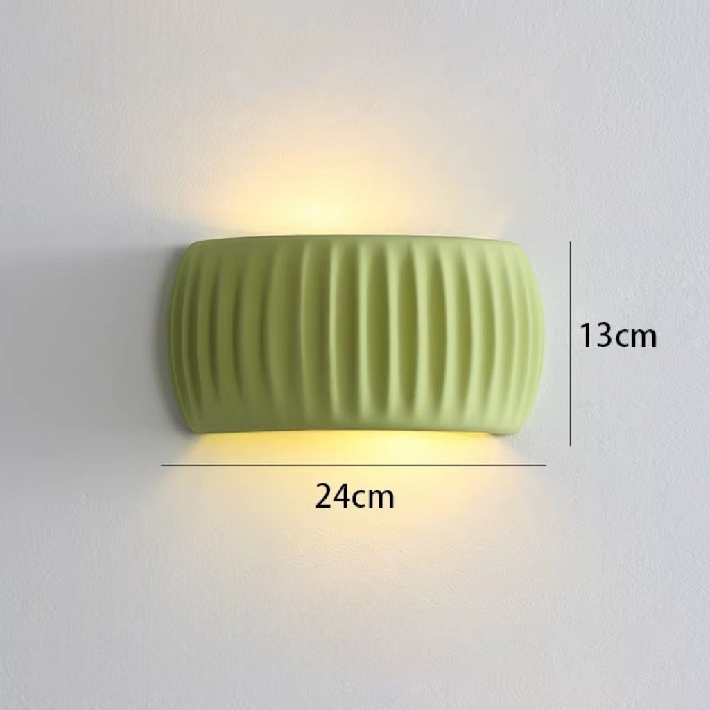 Resin Bedside Wall Light French Art Deco Style - Tegulane Global