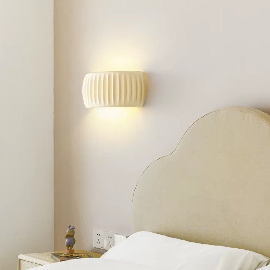 Resin Bedside Wall Light French Art Deco Style - Tegulane Global