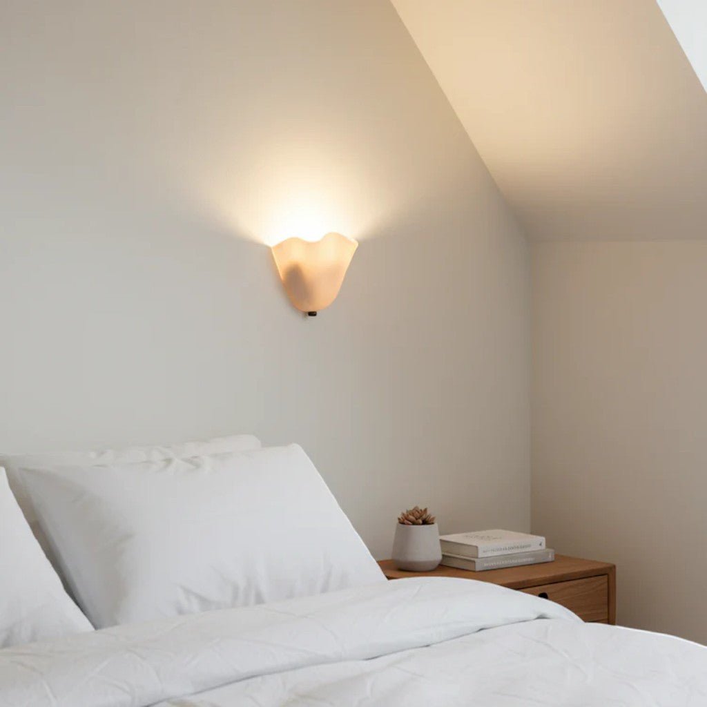 Retro Glass Shell Wall Light Sconce - Tegulane Global