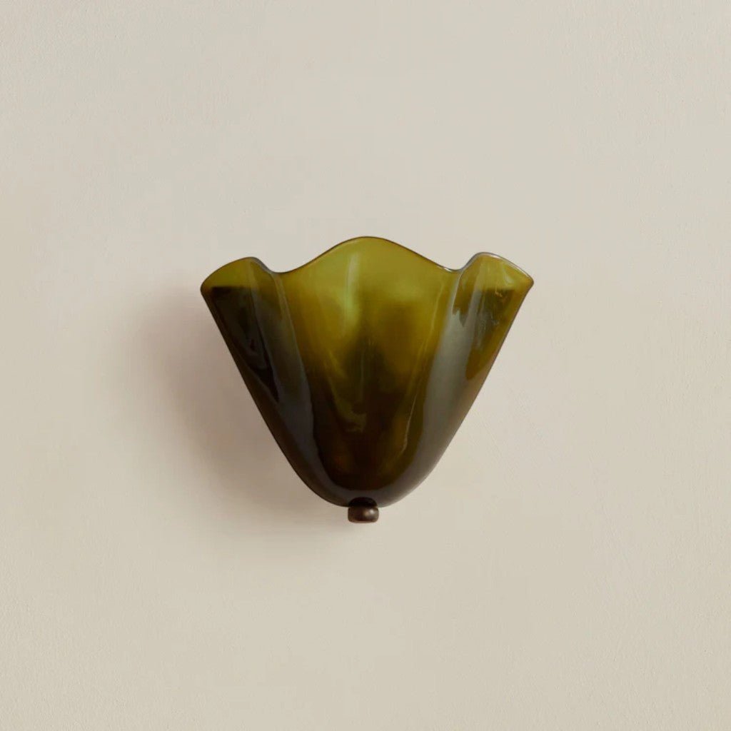 Retro Glass Shell Wall Light Sconce - Tegulane Global