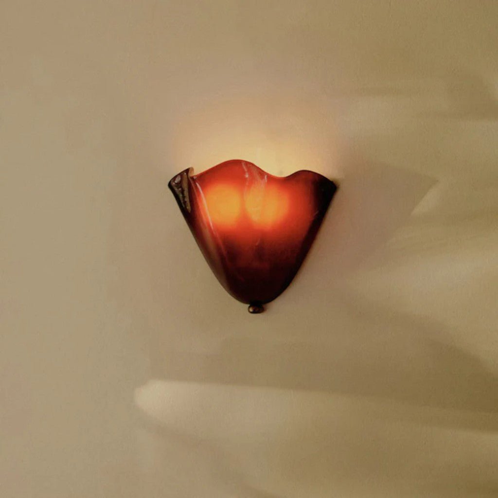 Retro Glass Shell Wall Light Sconce - Tegulane Global