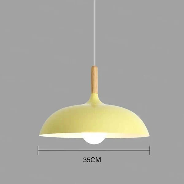 Scandinavian Oak LED Pendant Lamp - Tegulane Global