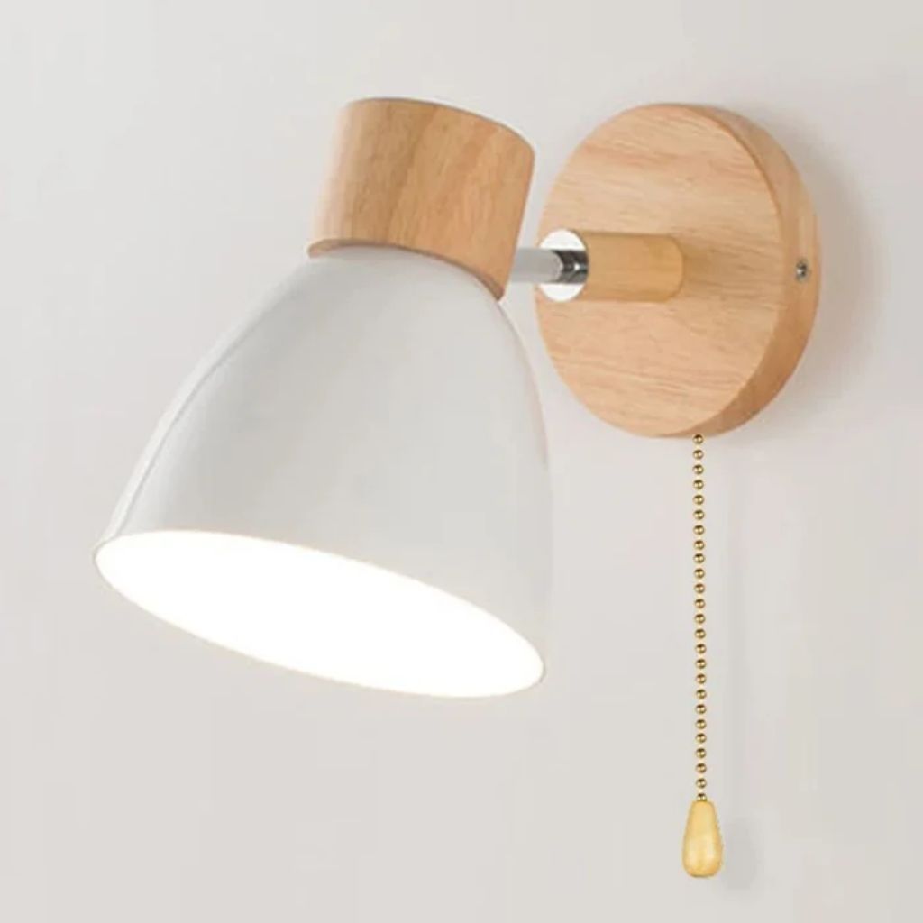 Scandinavian Wooden Wall Light Sconce - Tegulane Global