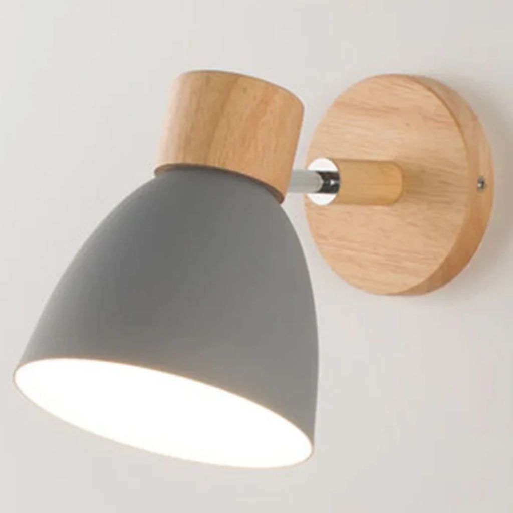 Scandinavian Wooden Wall Light Sconce - Tegulane Global