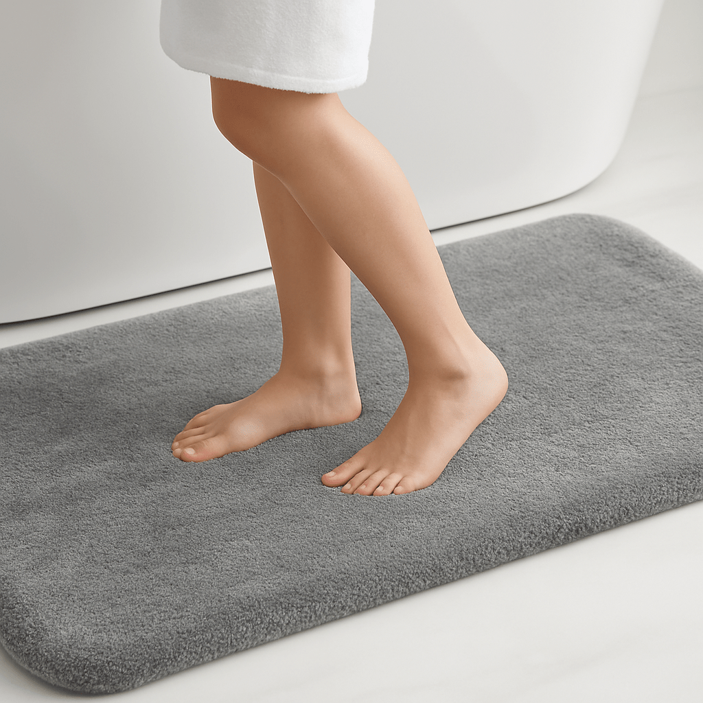 Shaggy Rug - Non-Slip Bath Mat Dry Quickly - Tegulane Global
